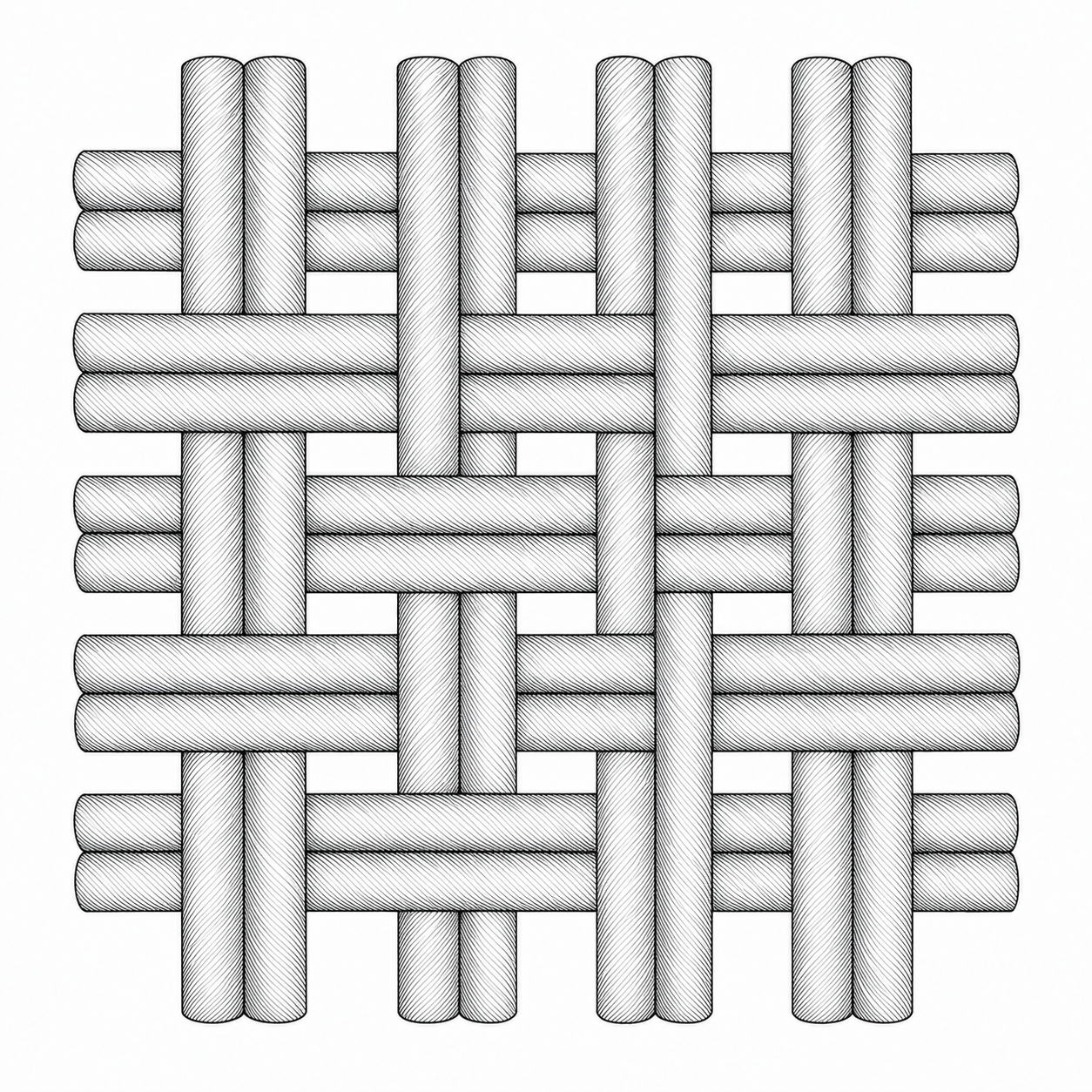 Basket weave diagram