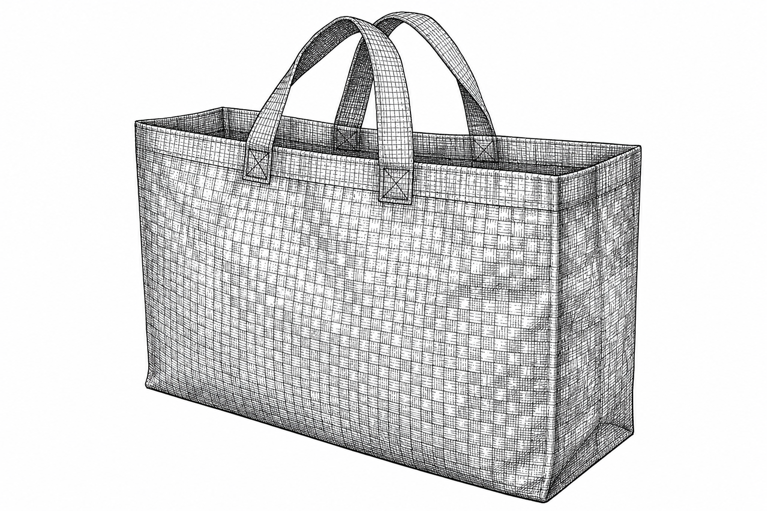 Texture: woven polypropylene